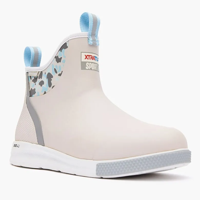 Xtratuf Men's 6" Ankle Deck Boots Duck Camo Grey