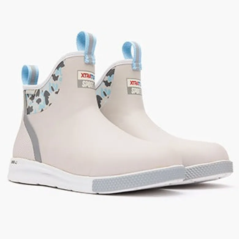 Xtratuf Men's 6" Ankle Deck Boots Duck Camo Grey