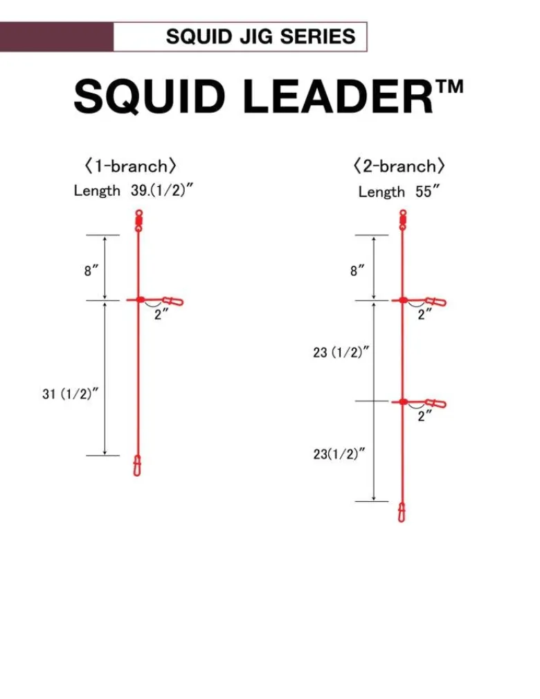 Yo-Zuri Squid Leaders